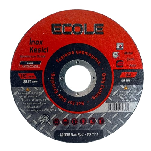 ECOLE İNOX KESİCİ 115 MM